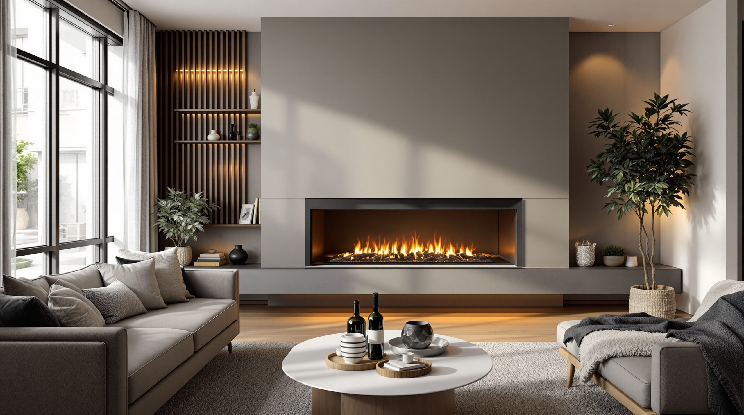 Coffrage moderniser une cheminée : Transformez votre espace avec style ...