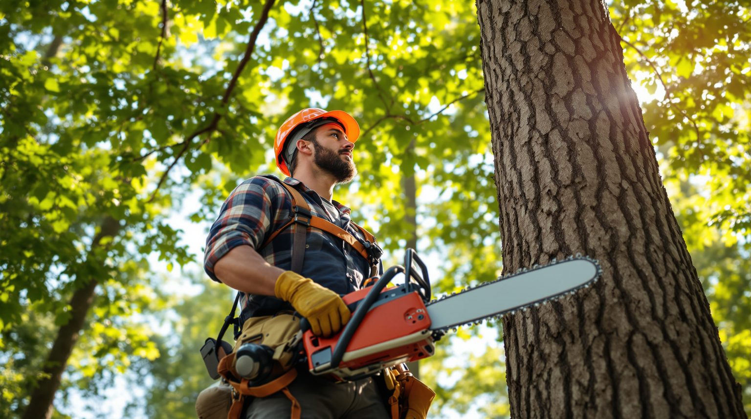 comment couper un arbre avec une tronçonneuse : Guide complet pour une coupe sécurisée et efficace
