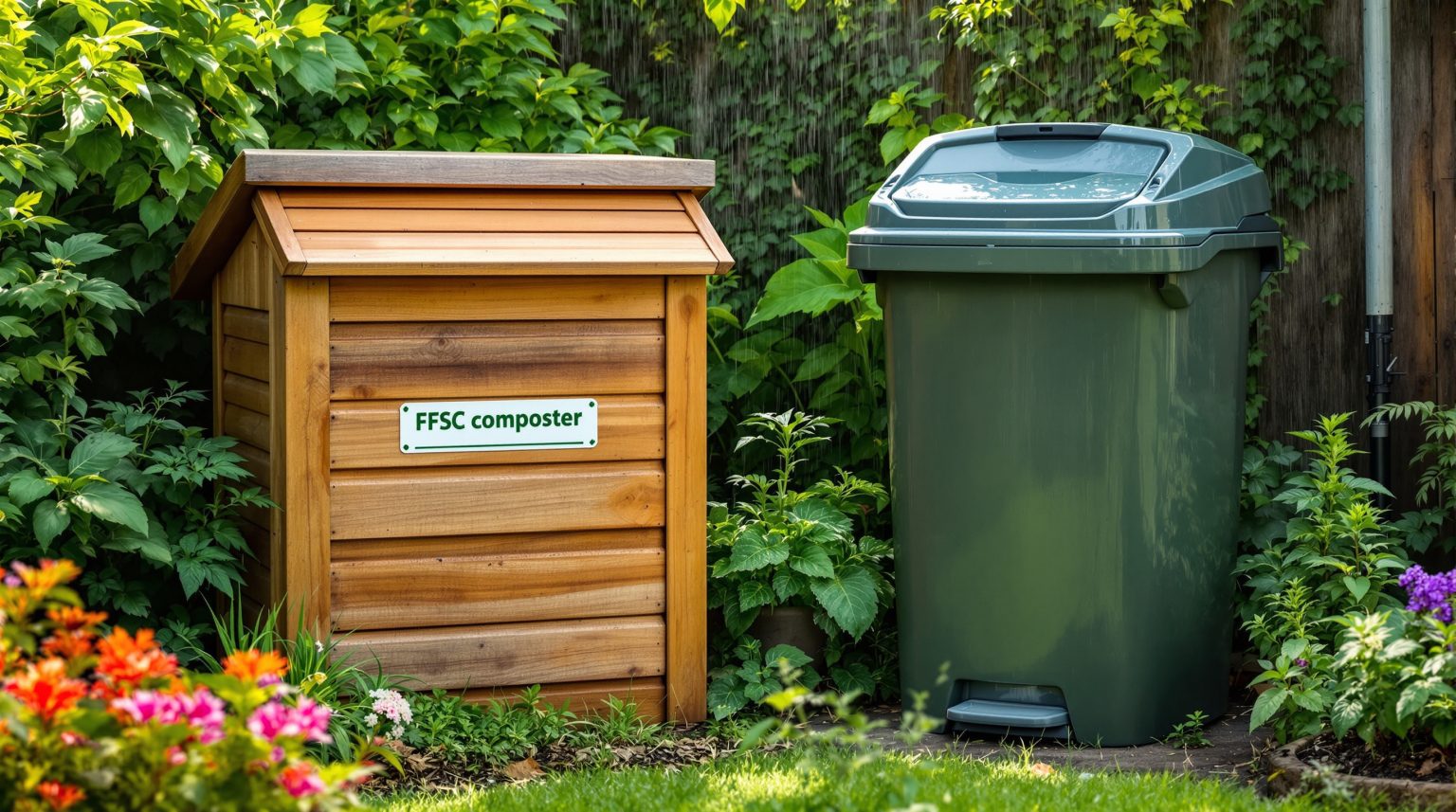 Compost bois ou plastique : lequel choisir pour un jardin éco-responsable ?